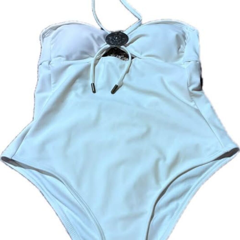 No Boundaries Cheeky High Leg 1-Piece Swimsuit - NWT - Size S (4-6)